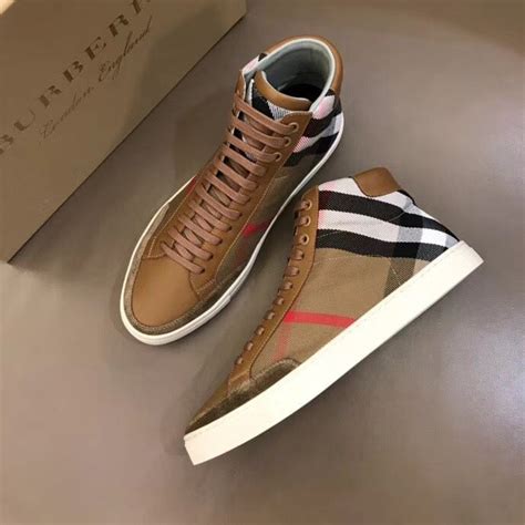 mens burberry shows|burberry shoes men high top.